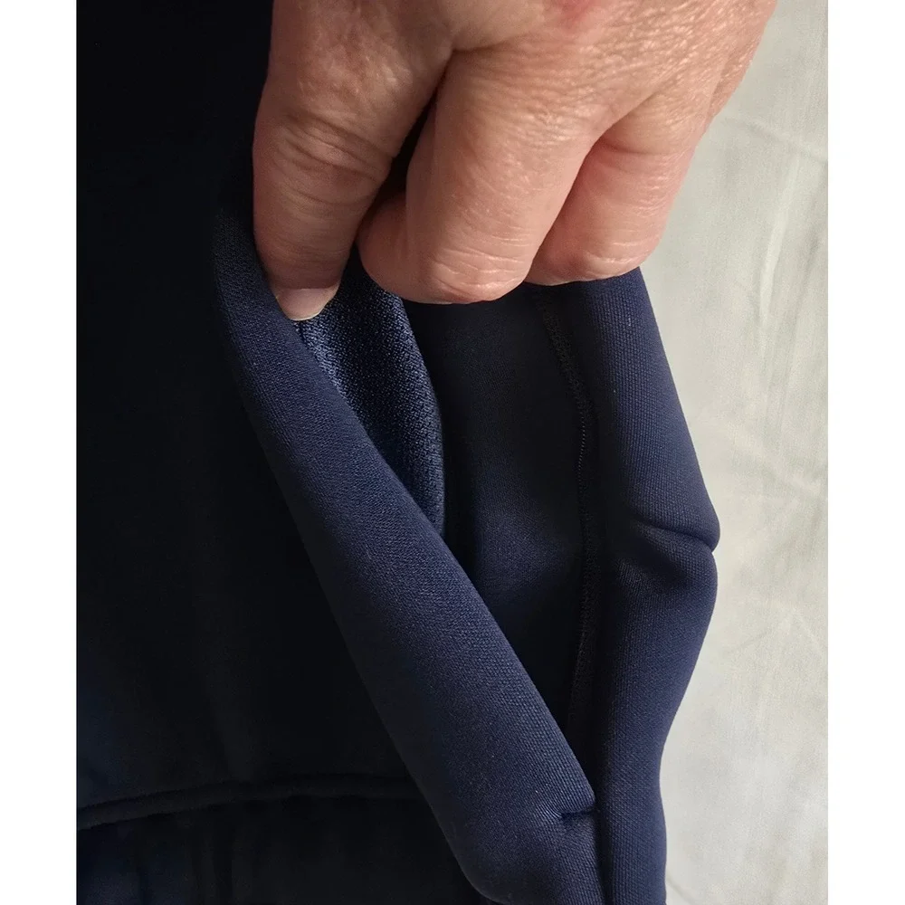Nike Training Pants Mens XL Navy Blue Therma-FIT Zippered Cuffs Joggers